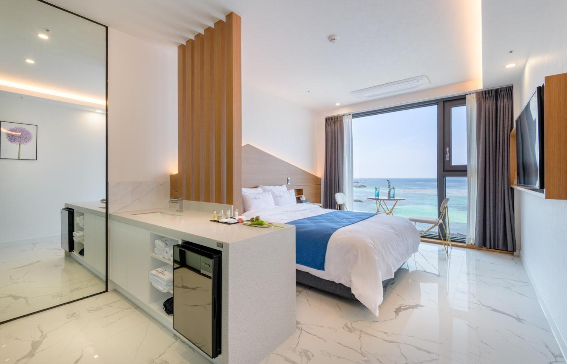Hotel Mer Bleue Csedzsu Kültér fotó