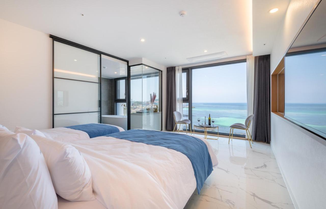 Hotel Mer Bleue Csedzsu Kültér fotó