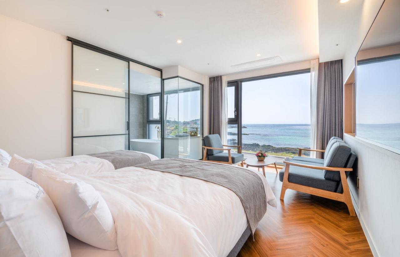 Hotel Mer Bleue Csedzsu Kültér fotó