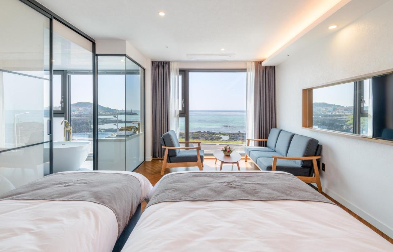 Hotel Mer Bleue Csedzsu Kültér fotó