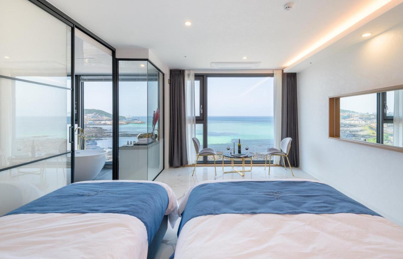 Hotel Mer Bleue Csedzsu Kültér fotó
